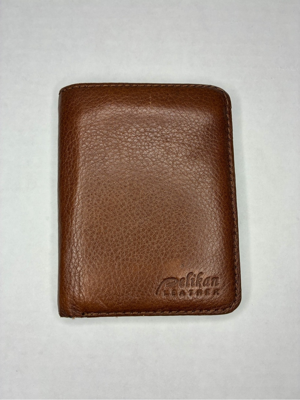 Vintage Pelikan Leather Brown Men’s Leather Bifold Wallet